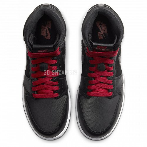 Унисекс кроссовки Nike Air Jordan 1 Retro High Black Satin Gym Red