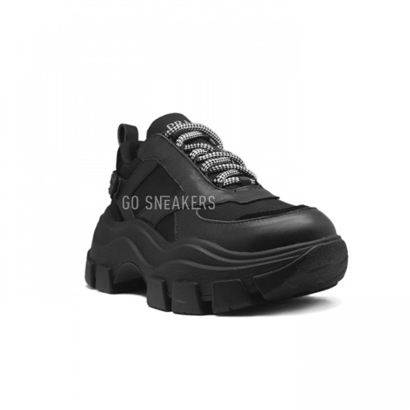 Женские кроссовки Prada Black Chunky Sneakers