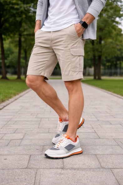 Мужские кроссовки Hermes Leader Grey