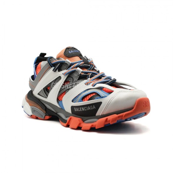 Женские кроссовки Balensiaga Track Trainer Blue-Grey-Orange