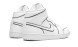 Унисекс кроссовки Nike Air Jordan 1 Mid Iridescent Reflective White (W)