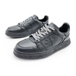 Premiata Low Leather Full Grey