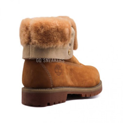 Женские ботинки с мехом Timberland Teddy Albina Chestnut