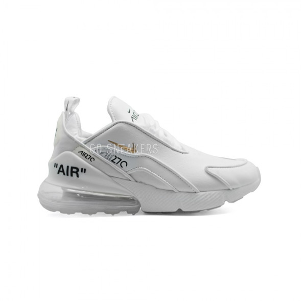 Женские кроссовки Nike Air Max 270 x OFF White Leather White