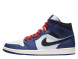 Унисекс кроссовки Nike Air Jordan 1 Mid Deep Royal Blue Black