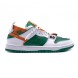 Мужские кроссовки Nike Dunk Low Green&amp;amp;White
