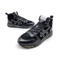 Premiata Mick Suede/Leather Black