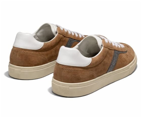 Женские кеды Brunello Cucinelli Classic Suede Brown