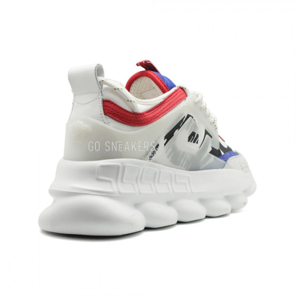 Мужские кроссовки Versace Chain Reaction White Multicolor Print