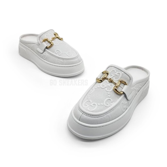 Унисекс сабо Gucci Sabo Leather White