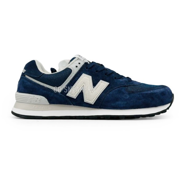 Мужские кроссовки New Balance 574 Man Suede Navy/Beige