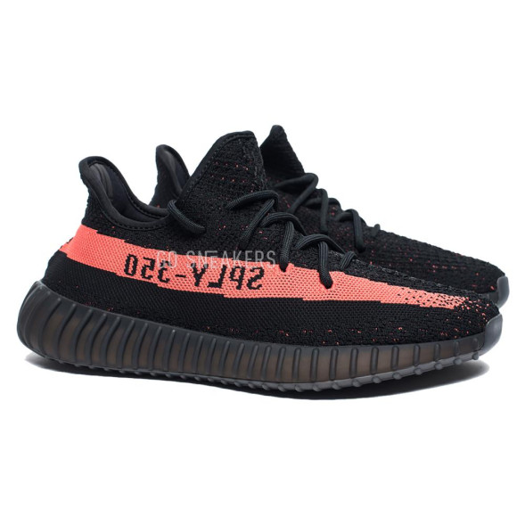 Унисекс кроссовки Adidas Yeezy Boost 350 V2 Core Black Red (sply)