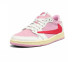 Женские кроссовки Nike Air Jordan 1 Retro Low OG SP Travis Scott Tropical Pink