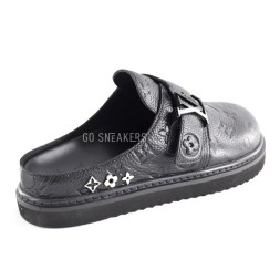 Louis Vuitton Slipper Leather Black 