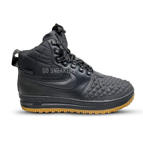 Мужские зимние кроссовки Nike Air Lunar Force 1 Duckboot  Man Black Winter