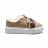 Miu Miu Winter Sneakers Platform Suede Sand