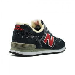 New Balance Мужские 574 Navy-Red