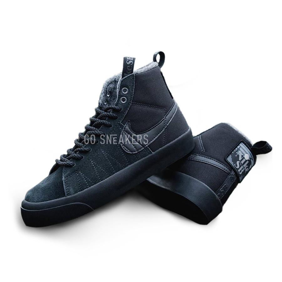 Nike Sb Zoom Blazer Mid Prm Acclimate Pack Triple Black 9 990 Nike