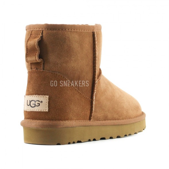 Женские непромокаемые мини угги Classic Mini Chestnut II