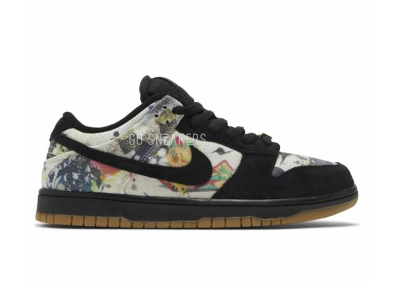 Мужские кроссовки Nike Supreme X Dunk Low SB Rammellzee