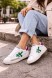 Женские кеды Premiata Outdoor Skateboard White/Green