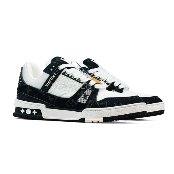 Унисекс кроссовки Louis Vuitton Trainer White/Black