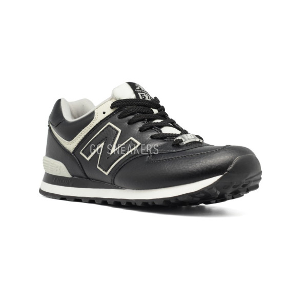 Мужские кроссовки New Balance 574 Leather Black