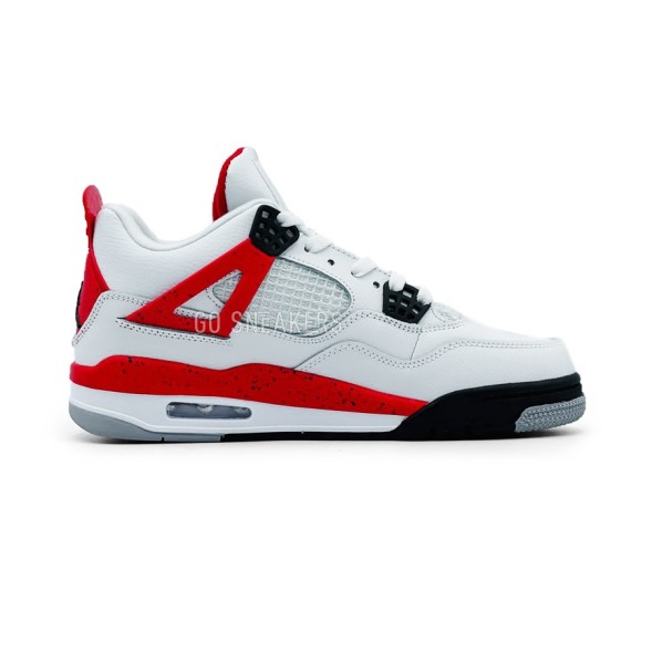 Унисекс кроссовки Nike Air Jordan Retro 4 White/Red