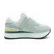 Унисекс кроссовки New Balance 574 Suede White