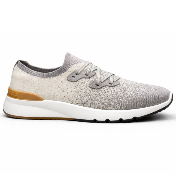 Мужские кроссовки Brunello Cucinelli Textile Run White