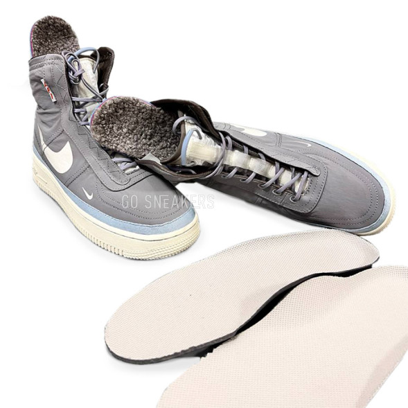 Унисекс зимние кроссовки Nike Air Force 1 Shell Winter Grey